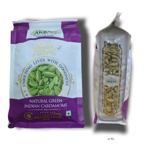 Indian Cardamom Akbar Natural Green 8mm 1kg