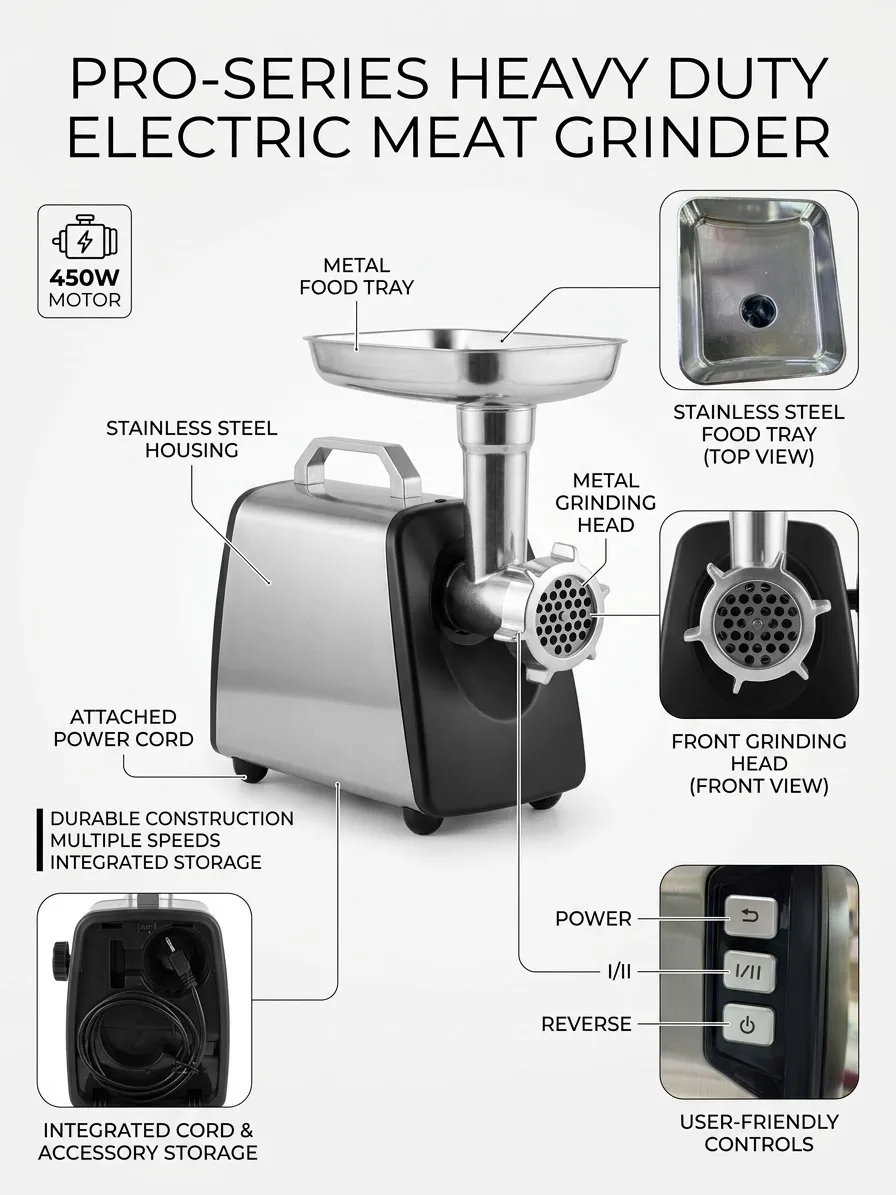 CLIKON MEAT GRINDER 800W